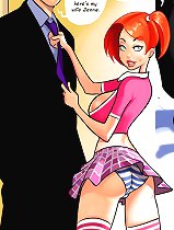 XXX Cartoons. They're a younger newly-married pair. They are thus fairly sweet jointly