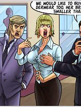 Big cartoon boobs teased, fucked and creamed with huge hard dorks