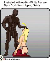 Black cock worship - How to swallow all cum load interracial sex guide