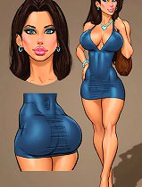 John Person. Ivana Swallows handle her black clients together with large toon boobs and damp cunt