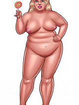 All types of sexy cartoon girls in the best erotic and XXX comics