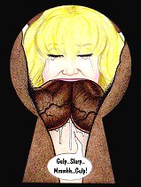 On this xxx cartoons white slut suck two niggas cocks in one time