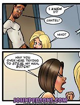 Hot black dude drives mad from tight juicy ass hole on his huge hard dick in mad John Persons free comics