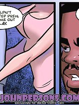 See tight white butts and huge black dongs in John Person gallery