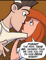 Kim Possible porn toons with fucking in doggy style and cartoon asshole insertion