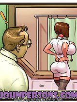 Principal Long sure does know how to pick his empoyees at John Person cartoons