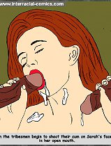 Interracial toon ass-to-mouth fucking